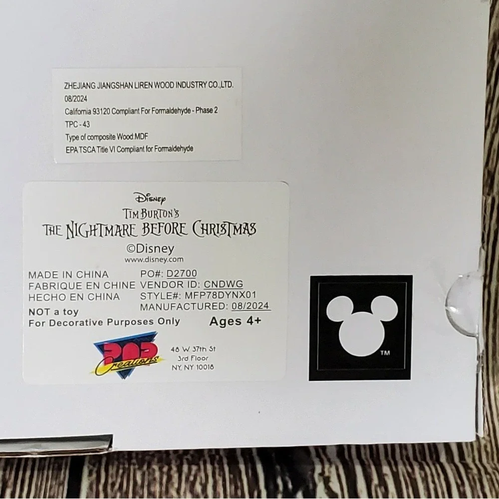 Disney's Tim Burton‎ Nightmare Before Christmas Picture Frame Photos 5 x 7 NEW